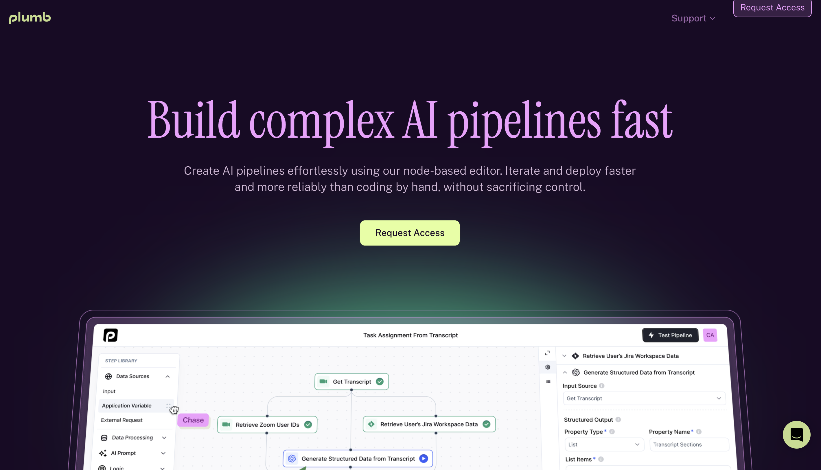 Plumb: Crea Complesse Pipeline AI Senza Sforzo